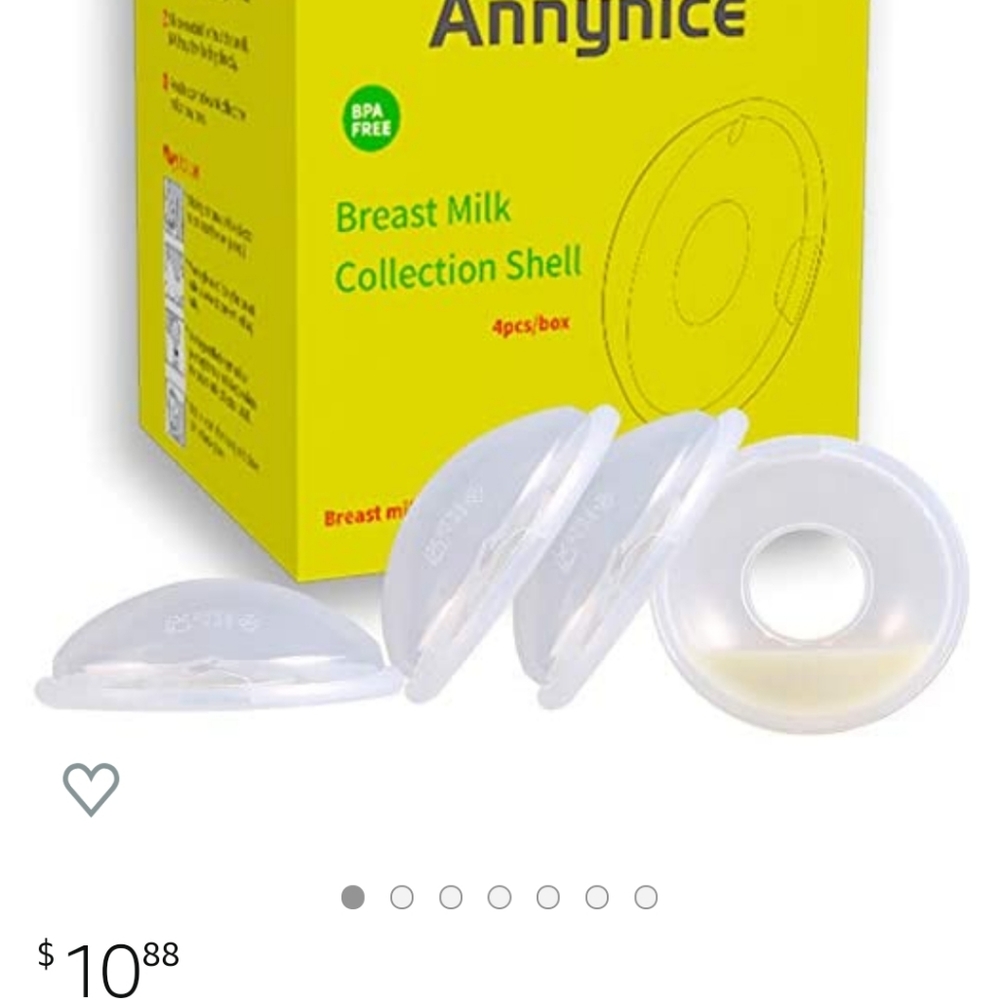Breastmilk collection shells